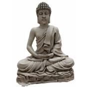 Estatue Bouddha caceres 100x142cm. Pierre reconstituée Couleur Moss