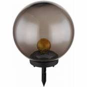 Etc-shop - Lampes solaires boule pour le jardin Lampes solaires de jardin rondes led boule solaire boule 25 cm pour l'extérieur, verre craquelé, 1x
