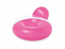 Fauteuil piscine gonflable glossy rose