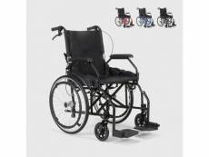 Fauteuil roulant pliant en tissu orthopédique avec freins handicapés et personnes âgées dasy Fisiomed