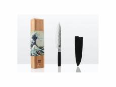 Gyuto couteau de chef avec saya et boîte en bambou