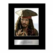 Johnny Depp, photo Jack Sparrow dédicacée, Pirates