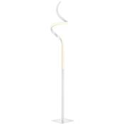 Lampadaire design led blanc éclairage salon touch dimmer lampe Reality R42051131