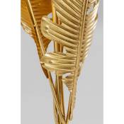 Lampadaire plumes dorées 123cm Kare Design