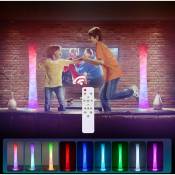 Led Lampadaire colonne lumineuse rgb couleur lampadaire uplighter lampe d'angle 156cm - Multicolore - Vingo