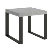 Les Tendances - Petite table carrée extensible 90