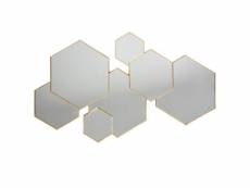 Miroir multi hexagone lila - atmosphera ATM3560239692386