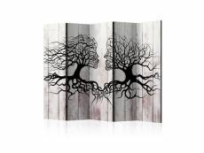 Paravent 5 volets - a kiss of a trees ii [room dividers] A1-PARAVENTtc1230