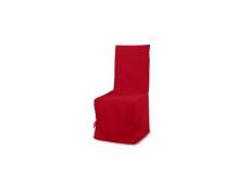 Soleil d'ocre housse de chaise panama 50 cm rouge