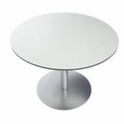 Table à hauteur réglable Brio / Ø 60 cm - Lapalma blanc en métal