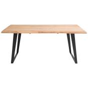 Table à manger en bois d'acacia 175 cm Tree - Noir