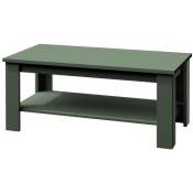 Table basse Parma A128, Vert, 50x60x120cm, Stratifié, D'angle - Vert