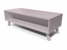 Table basse scandinave bois rectangulaire viking violet pastel VIKINGTABLB-ViP