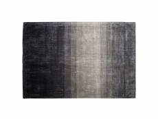 Tapis gris-noir 160 x 230 cm ercis 106952