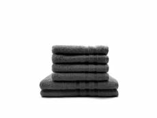 Today lot de 4 serviettes de bain 50 x 100 cm + 2 draps
