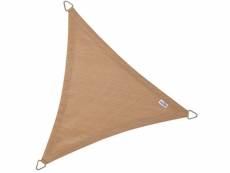 Voile d'ombrage triangulaire coolfit sable 5 x 5 x 5 m 128