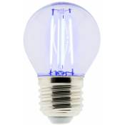 Ampoule led Déco filament bleu 3W E27 Sphérique -