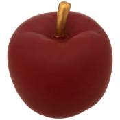 Atmosphera - Pomme déco Carla céramique rouge D12cm créateur d'intérieur - Rouge