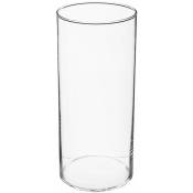 Atmosphera - Vase en verre cylinder, 30 cm