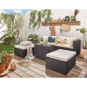 Bestmobilier - Otaki - salon bas de jardin modulable