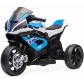 Bmw HP4. moto électrique bleue pour enfants 6V 4Ah.