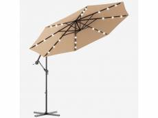 Costway parasol extérieur,parasol réglable en hauteur