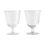 Deux verres à pied en verre soufflé Collect SC79 - &tradition