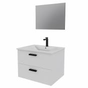 Ensemble design de salle de bain - Blanc - L 60 x P 46 x H 45 cm