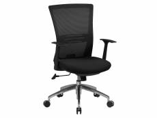 Finebuy design chaise bureau tissu chaise exécutif