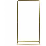 Gojoy - Arche de mariage carrée en métal doré avec