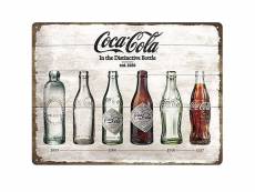 Grande plaque métallique 1886 coca-cola