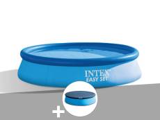 Kit piscine autoportée Intex Easy Set 3,05 x 0,76 m (avec filtration) + Bâche de protection