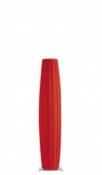 Lampadaire Colonne / H 190 cm - Tissu - Dix Heures Dix rouge en tissu
