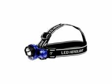 Lampe frontale led/xenon etanche singer professionnelle 4 positions 4 piles 1,5v aaa fournies