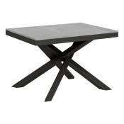 Les Tendances - Table extensible 6 à 16 places gris