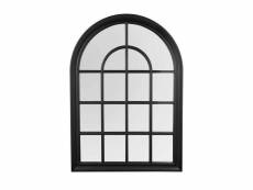 Miroir cadre noir type fenêtre finestra