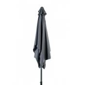 Parasol Rectangulaire Inclinable Gris Anthracite 2x3m