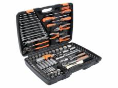Sthor kit d'outils métalliques 122 pièces 407982