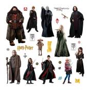 Sticker Harry Potter - tous les personnages d'Harry Potter - 1 planche 42,5 x 65 cm