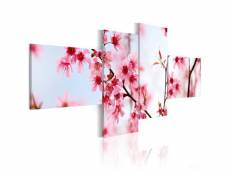 Tableau fleurs beauté de la fleur de cerisier taille 100 x 45 cm PD11234-100-45