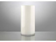 Vase cylindrique 32 cm blanc