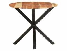 Vidaxl table d'appoint 68x68x56 cm bois d'acacia massif