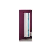 Azura Home Design - Vitrine Colonne oslo, chelsea 40 cm plusieurs couleurs - Couleur: Blanc