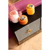 Boîte zèbre orange 19cm Kare Design