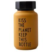 Design Letters - Gourde isotherme 330ml Kiss The Planet