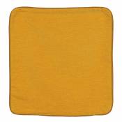 Housse de coussin en poly/lin - Orange - 40 x 40cm