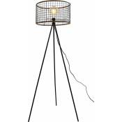 Lampe de table - Inclinable/Réglable - 40 w E27 led - 57 x 65 x 146 cm - Noir - black - Maxxhome