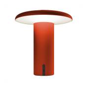 Lampe portable en aluminium anodisé rouge 19 cm Takku