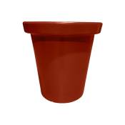 Pot de fleurs rond xxl Delight 420l-Rouge-100cm - Rouge