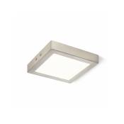 Rendl Light - Plafonnier slender sq 22 nickel mat applique/plafonnier